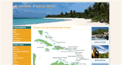 Desktop Screenshot of karibik-paradies.de