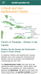 Mobile Screenshot of karibik-paradies.de
