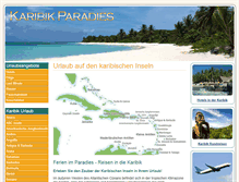 Tablet Screenshot of karibik-paradies.de